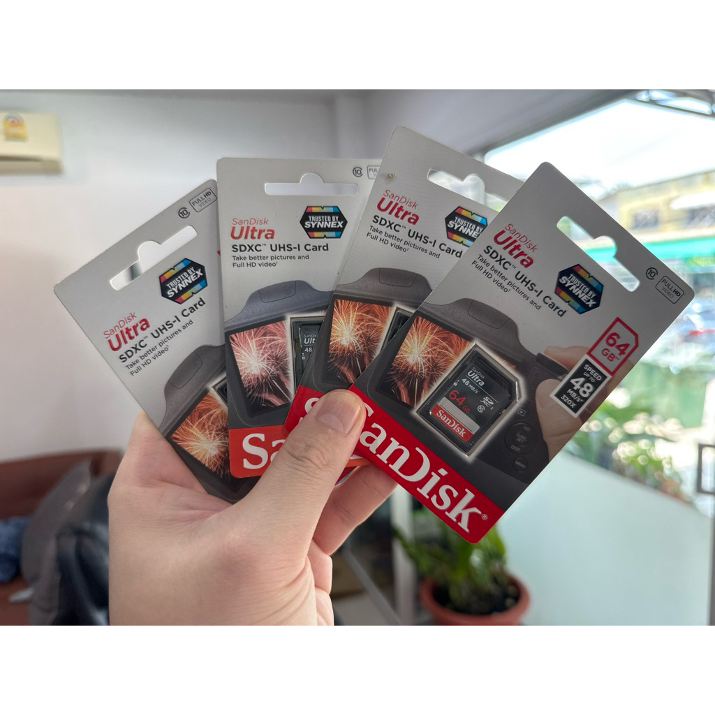 (ของเเท้ล้าน%✅)🔥 Sandisk SDcard microSDcard 4-64GB