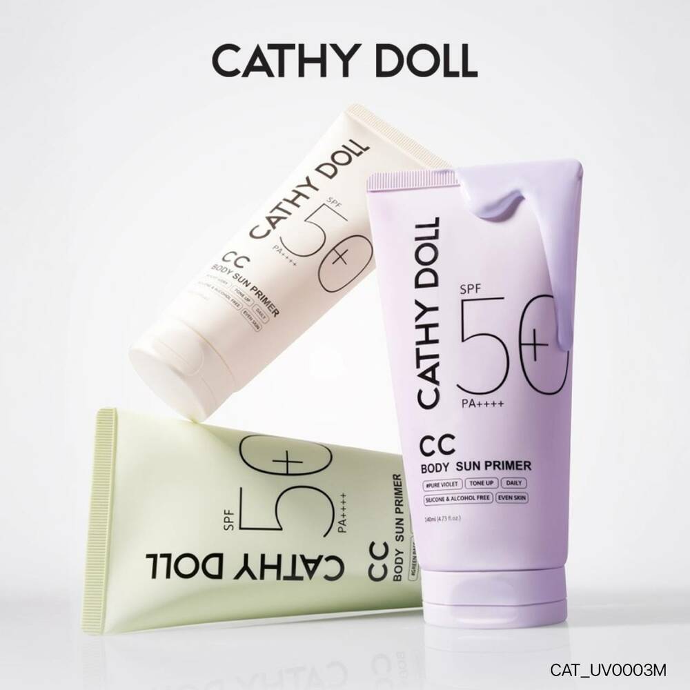 กันแดด Cathy Doll CC Body Sun Primer SPF50+PA++++ ขนาด 50 ml