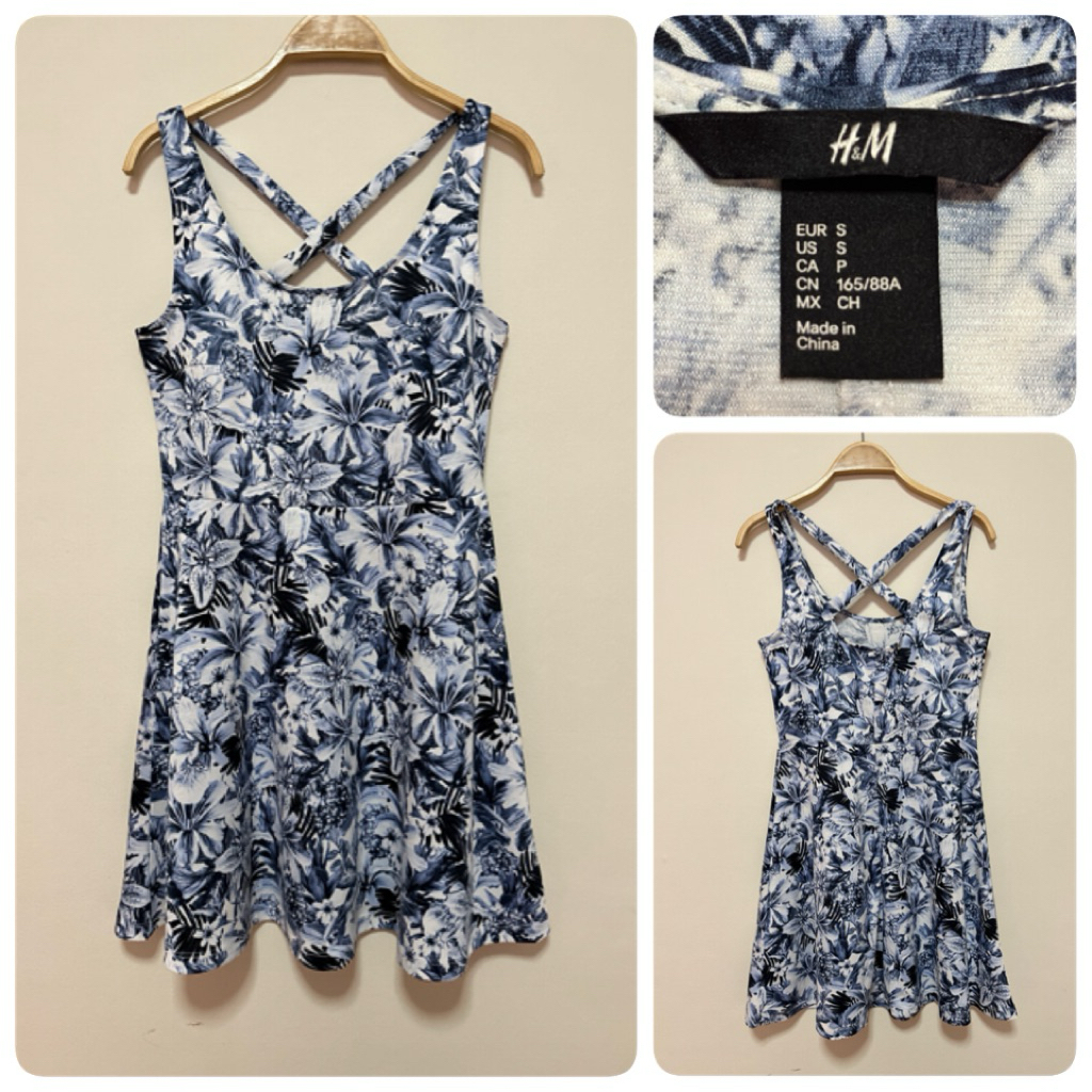 ส่งต่อ เดรส H&M size s อก 34-36”