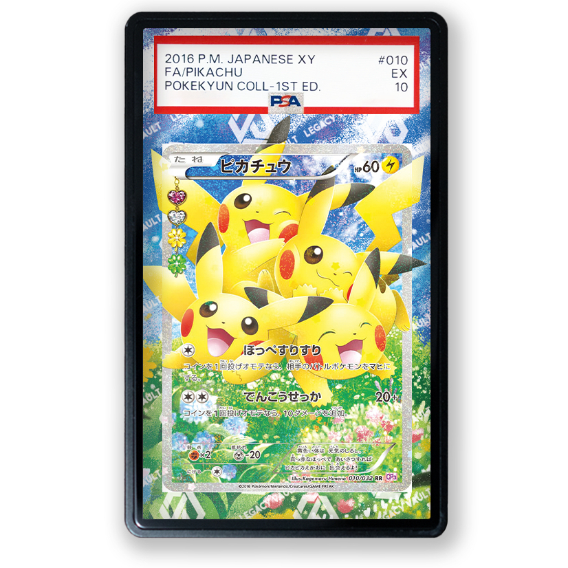 PSA Extended Art Pikachu #RC29 Pokemon Generations / #10 Pokemon Japanese PokeKyun Collection