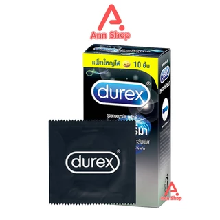 Durex Performa ถุงยางอนามัย ดูเร็กซ์ เพอร์ฟอร์มา ถุงยาง มีสารชะลอการหลั่ง ขนาด 52.5 มม. บรรจุ 10 ชิ้น [1 กล่อง] JJ 6301