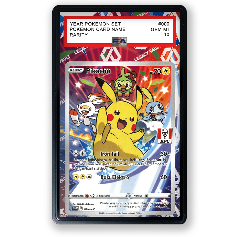 Pikachu #SWSH020 Pokemon Promo [Indonesian KFC Promo] / #1/S-P Pokemon Japanese Promo Extended Art F
