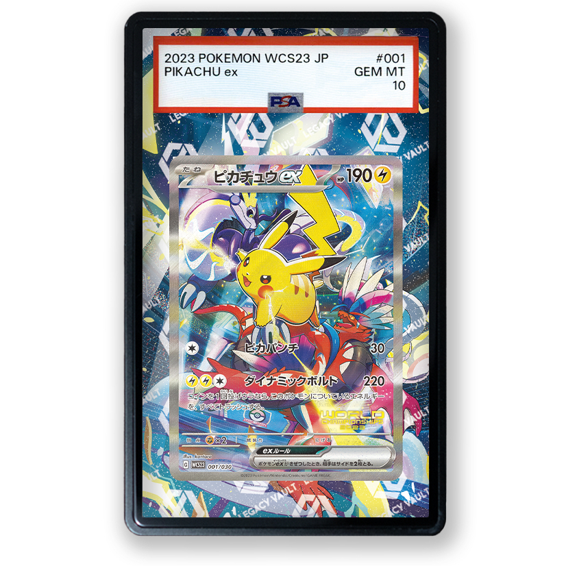 Pikachu ex #1 (World Championship 2023) (Pikachu Yokohama WCS) - Promo Extended Art For PSA