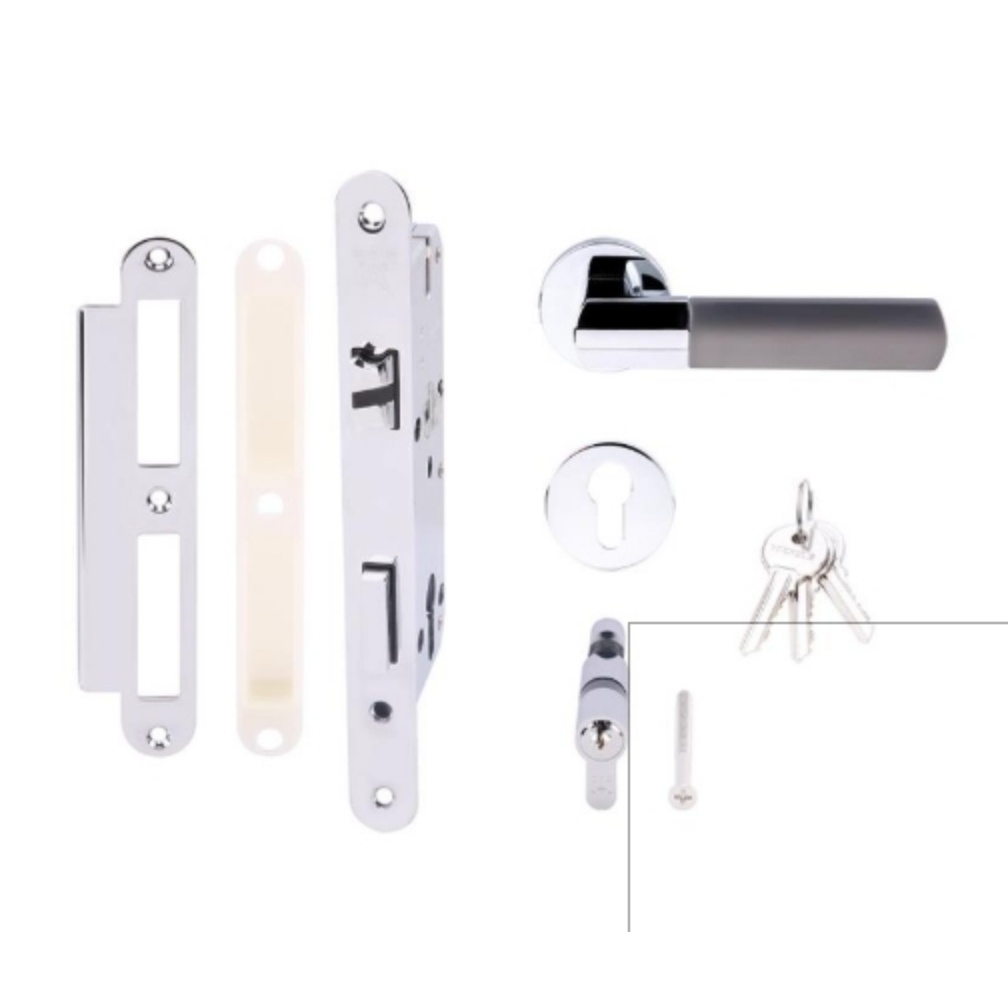 489.11.048 Zinc alloy lever handle set - harmony range ชุดมือจับก้านโยกประตูซิงค์อัลลอยด์ รุ่นฮาโมนี