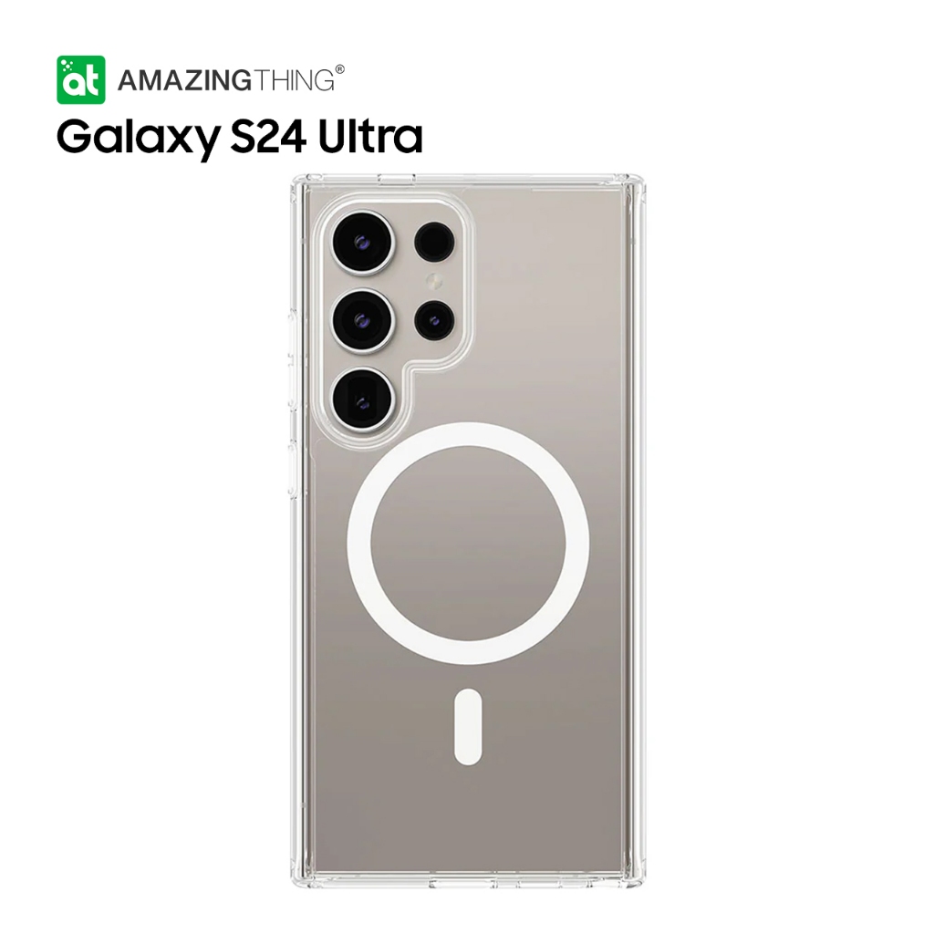 AMAZINGthing รุ่น Minimal Magnetic Case | Samsung Galaxy S24 Ultra เคสใส เคสกันกระแทก รุ่น GALAXY S2