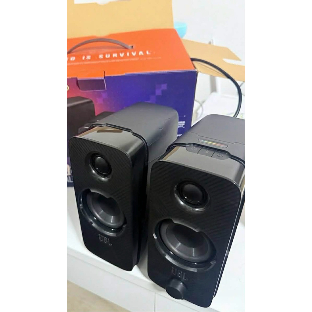ลำโพงคอมพิวเตอร์ JBL Quantum Duo PC Gaming Speakers