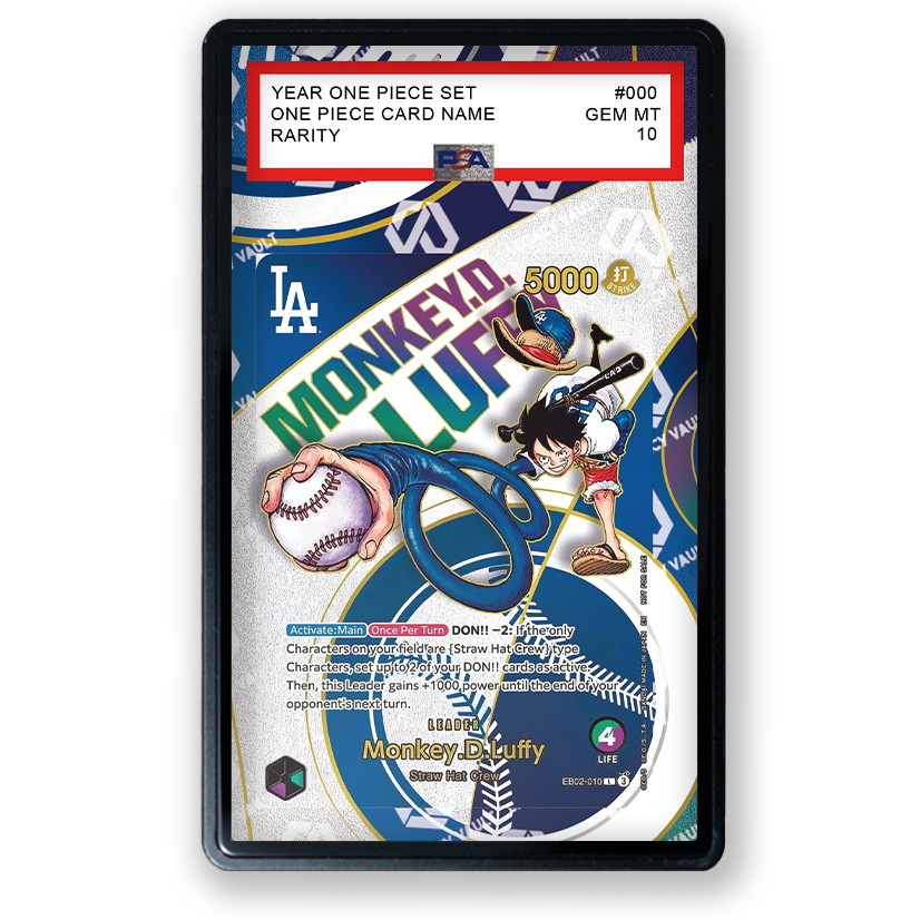Monkey.D.Luffy [Dodgers] EB02-010 Extended Art For PSA