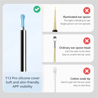 MeeGoo ช้อนแคะหู ไม้แคะหูอัจฉริยะ Smart Visual Ear Spoon IP67 กันน้ำ Type-C เชื่อมต่อแอป YICOE