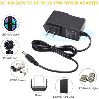 Actual 🇹🇭 อะแดปเตอร์กล้องวงจรปิด 12V 1A/2A หัว 5.5x2.1mm สายชาร์จสำหรับกล้องวงจรปิด COD