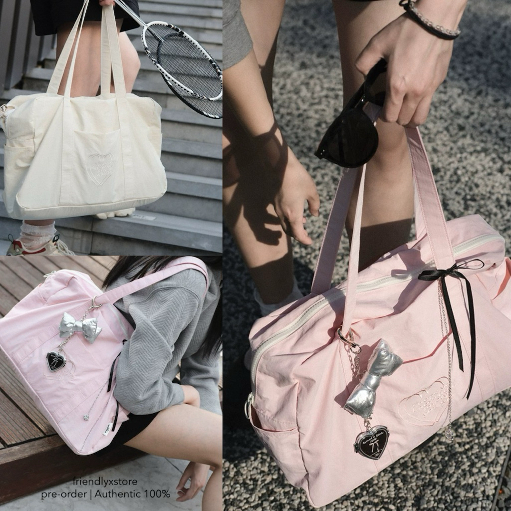 (pre-order)  blacklabel - soft heart boston bag รอบโปร ของแท้