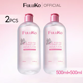 FULUKO ROSE Mild Cleansing Water 500ml*2 สลายเมคอัพ สูตรลดสิว ควบคุมความมัน
