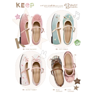 KEEP WHIMSY HOUSE รองเท้าแมรี่เจน (เลข1-9)