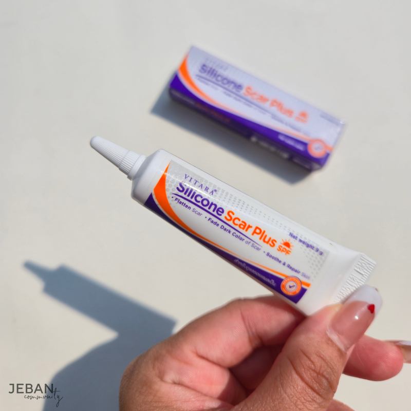 Vitara ซิลิโคนเจลสำหรับดูแลรอยแผลเป็น ผสมสารกันแดด Silicone Scar Plus SPF 9g