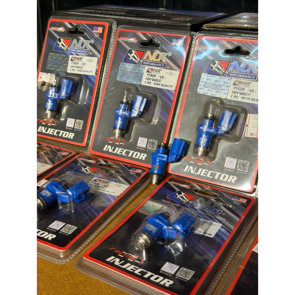 หัวฉีด NLK Yamaha Class150-155 VVA Nmax,Exciter,Aerox,R15,MT15,Mslaz, (เลือกCCด้านใน)