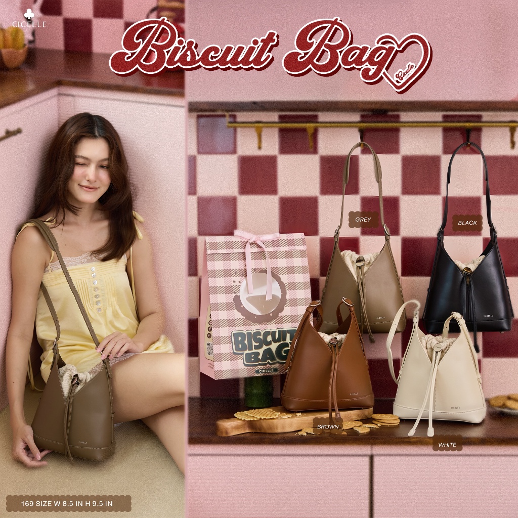 CICELLE (ซี-เซล) รุ่น 169 Biscuit Bag Collection CICELLE🍪🍫