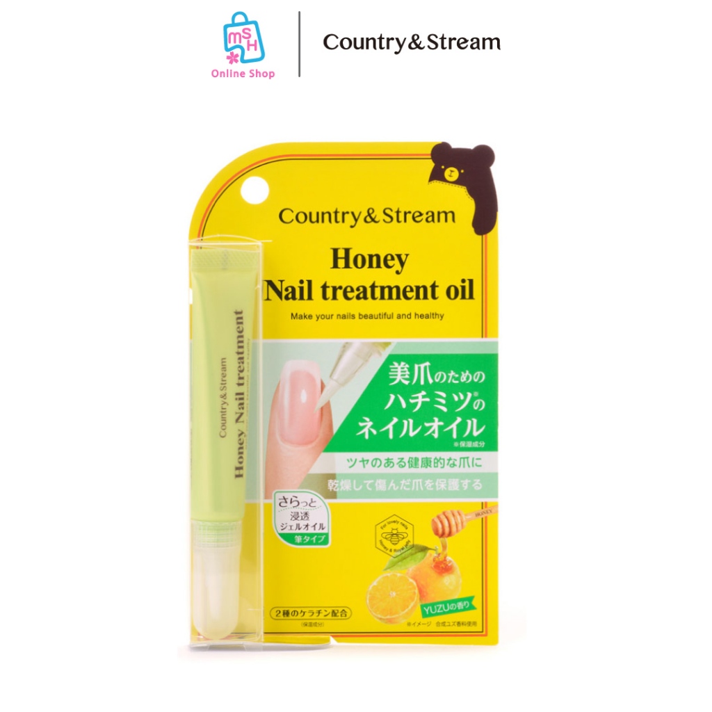 Country&Stream Honey Nail Treatment Oil (YUZU) ​​ เซรั่มบำรุงเล็บและจมูกเล็บ กลิ่นยูซุ