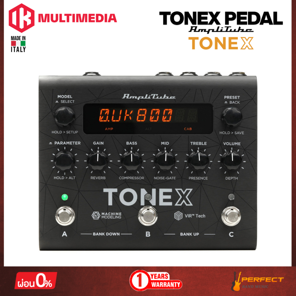 IK Multimedia AmpliTube TONEX Pedal เอฟเฟคกีตาร์ * กรุณาสอบถามก่อนสั่งซื้อ *
