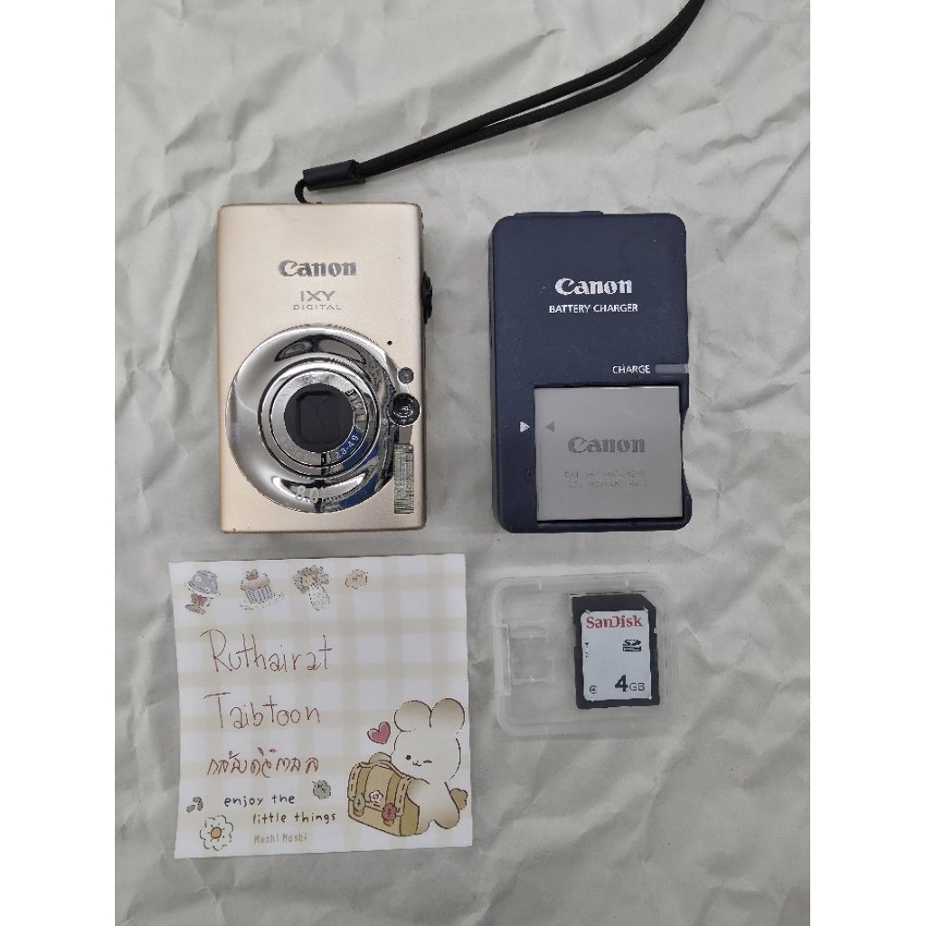 รุ่นคุณลิซ่า ใน MV 🌈 กล้องดิจิตอล Canon IXY 20is (ixus80is) สีแชมเปญ