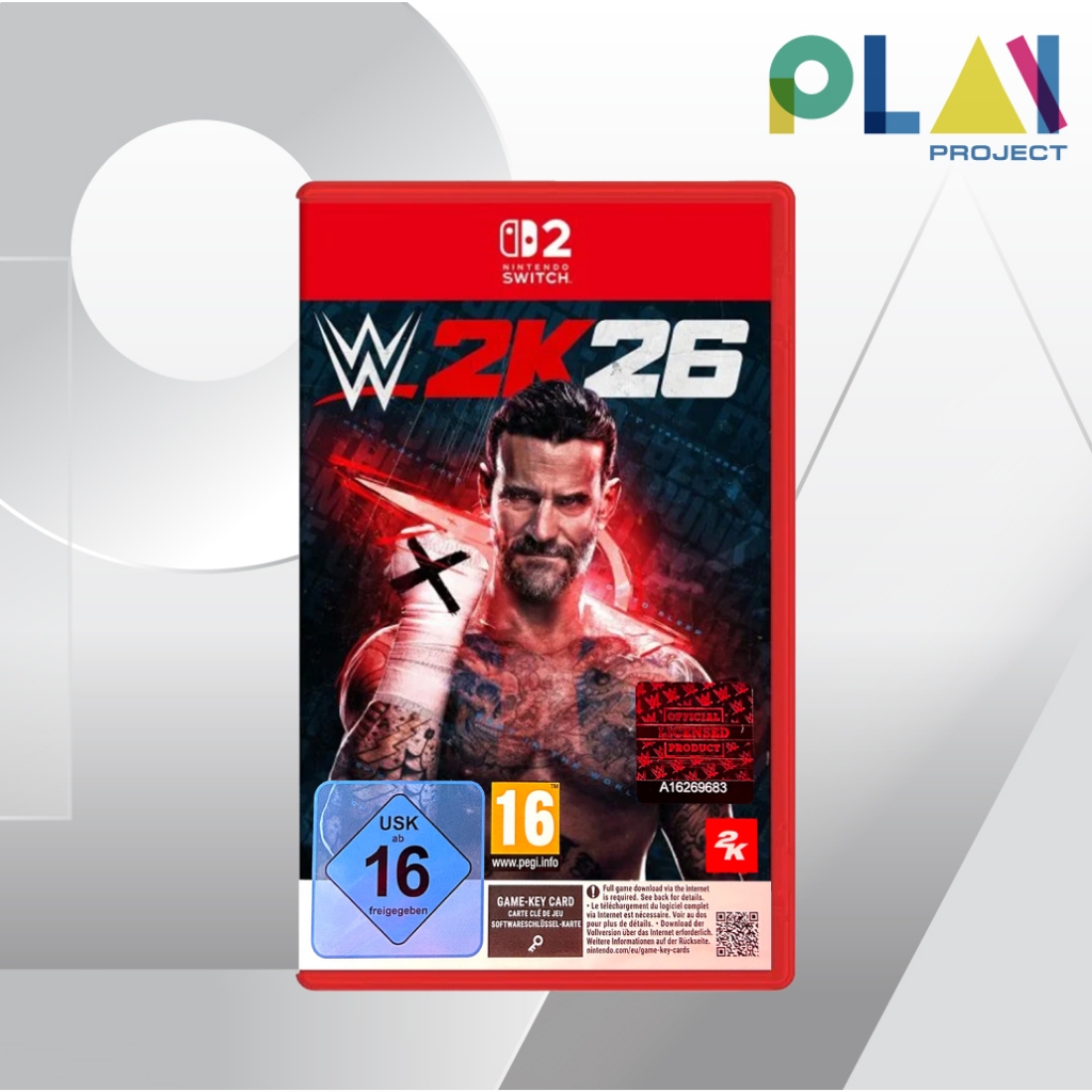 Nintendo Switch 2 : WWE 2K26 [Game-Key Card] [มือ1] [เกมนินเทนโด้ สวิตช์]