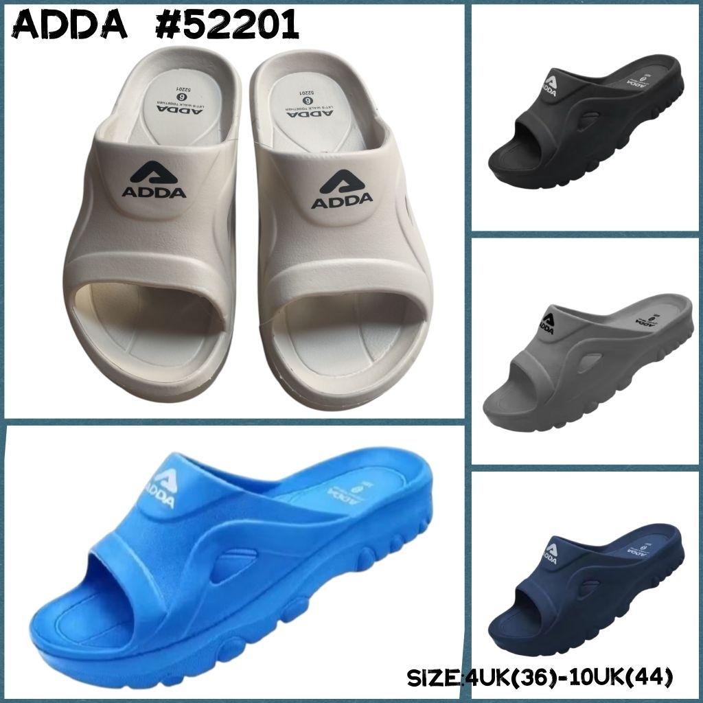 ADDAรองเท้าแตะแบบสวม นุ่มใส่สบาย ใส่ได้ทั้งหญิงและชาย ไซส์ 4(36) - 9(43) *สินค้าพร้อมส่งจากไทย
