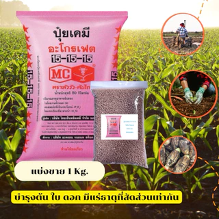 ปุ๋ยสูตรเสมอ 15-15-15 ตราหัววัวคันไถ - ดาวฟ้า[ แบ่งขาย ] เร่งการเจริญเติบโตของพืช