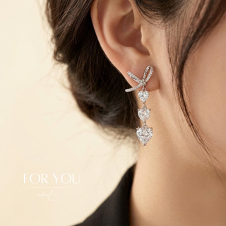 iDEAL ต่างหูเงินแท้ For You ตุ้มหูเงิน ต่างหูแฟชั่น ตุ้มหูผู…