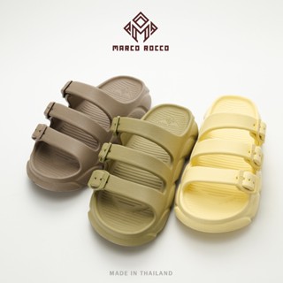 Marco Rocco รองเท้าแตะผู้หญิง ดีไซน์เรียบง่าย ดีไซน์สายคาด 3…