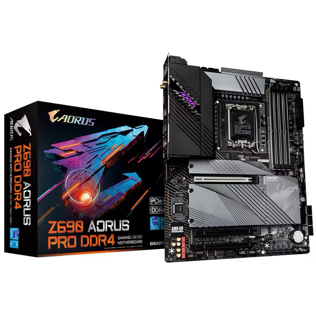 MAINBOARD (เมนบอร์ด) 1700 GIGABYTE Z690 AORUS PRO DDR4 WIFI (DDR4) ตัวท็อป พร้อมส่ง