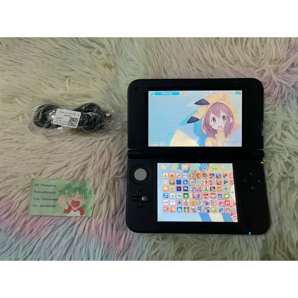 Nintendo 3ds ll,XL มือ2 แปลงแล้ว 32,64,128G