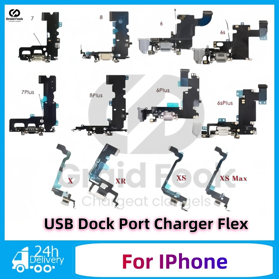 แพรชาร์จ ตูดชาร์จ มีไมค์ แพร สำหรับ i6,6plus,6s,6splus,7,7plus,8,8plus,X,Xs,xr,Xsmax,11,11pro Max,12 pro max,13 pro Max