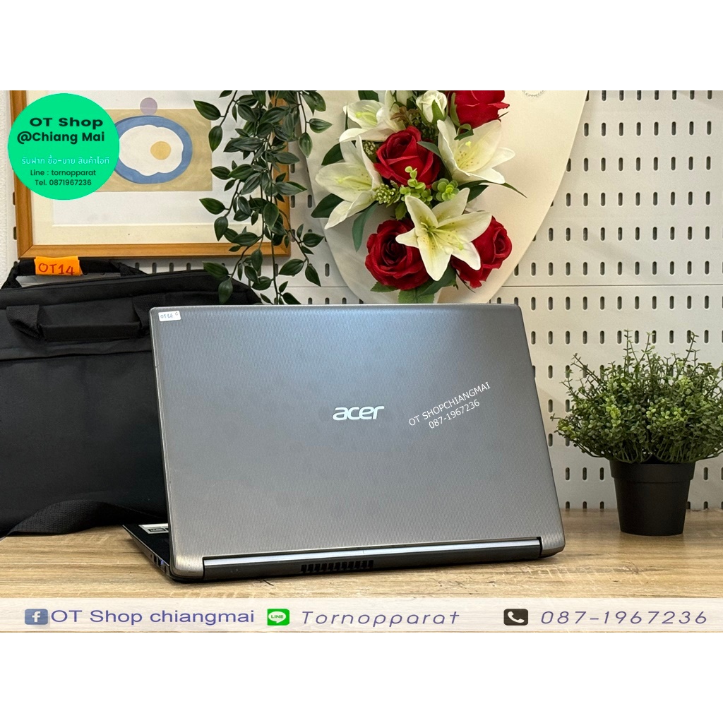 ACER ASPIRE A515-51G-58SB (RAM 12 GB. คีย์บอร์ดมีไฟ) ราคา 8,900 บาท