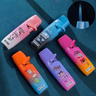 ไฟแช็ก ไฟฟู่ (สุ่มลาย&สี) รูปแบบทันสมัย สีสันสวยงาม ไฟแรงๆ