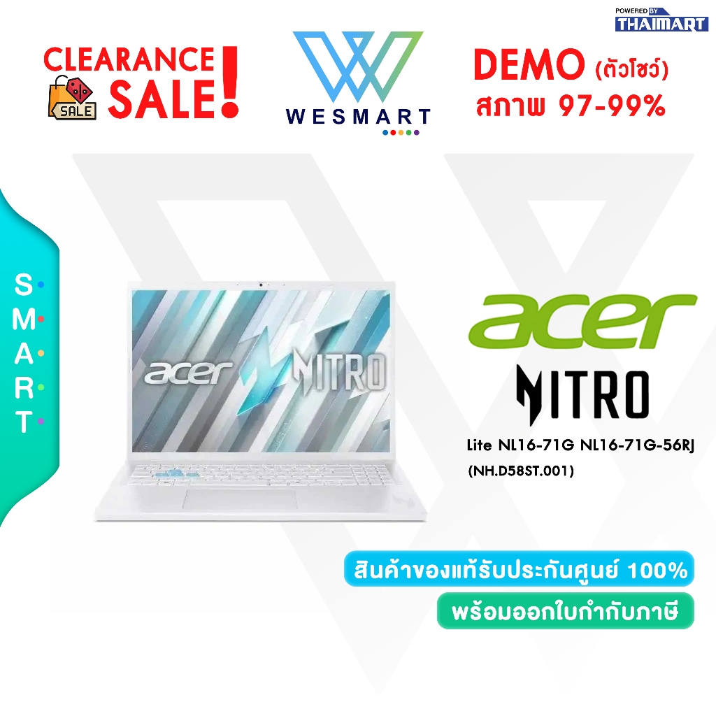 #Demo Acer Nitro Lite 16 NL16-71G-56RJ (NH.D58ST.001) : Intel Core i5 13420H/Warranty 1Years #ตัวโชว