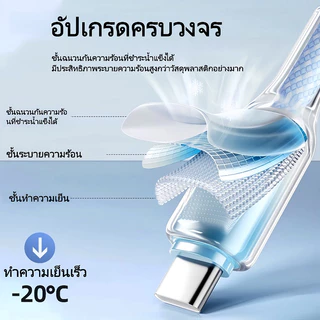 ต้นฉบับ 60วัตต์ สายชาร์จเร็วสำหรับอุปกรณ์ Android Type-C IP Ice คริสตัล ไล่ระดับ ถักเปีย สายชาร์จ Super Fast Chargging