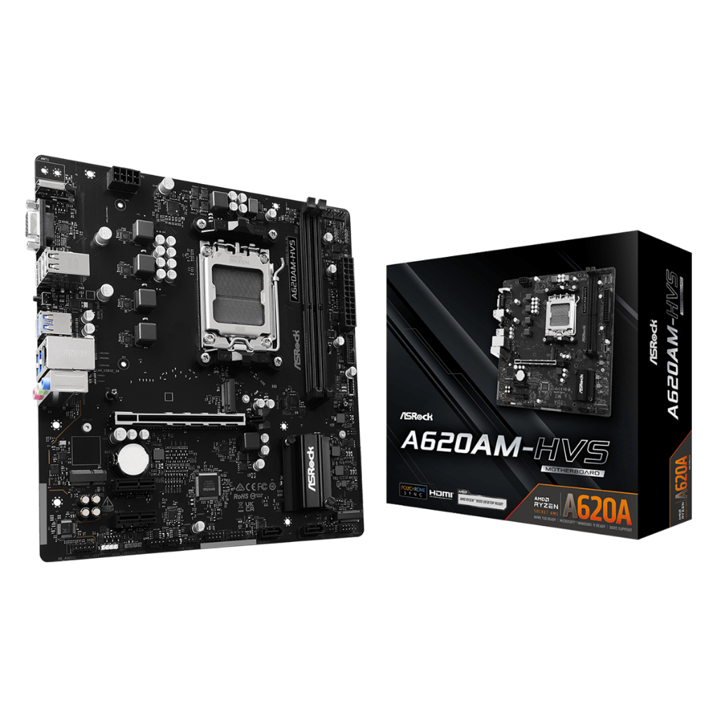 MAINBOARD (เมนบอร์ด) ASROCK A620AM-HVS AM5 DDR5 Micro ATX