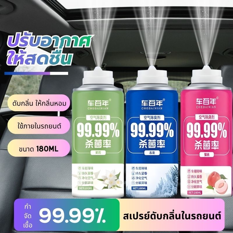 GaGiNang สเปรย์ฆ่าเชื้อ สเปรย์ดับกลิ่น สเปรย์ปรับอากาศ น้ำหอมดับกลิ่นในอากาศ ใช้ในบ้านและในรถยนต์ ขนาด 180ml.