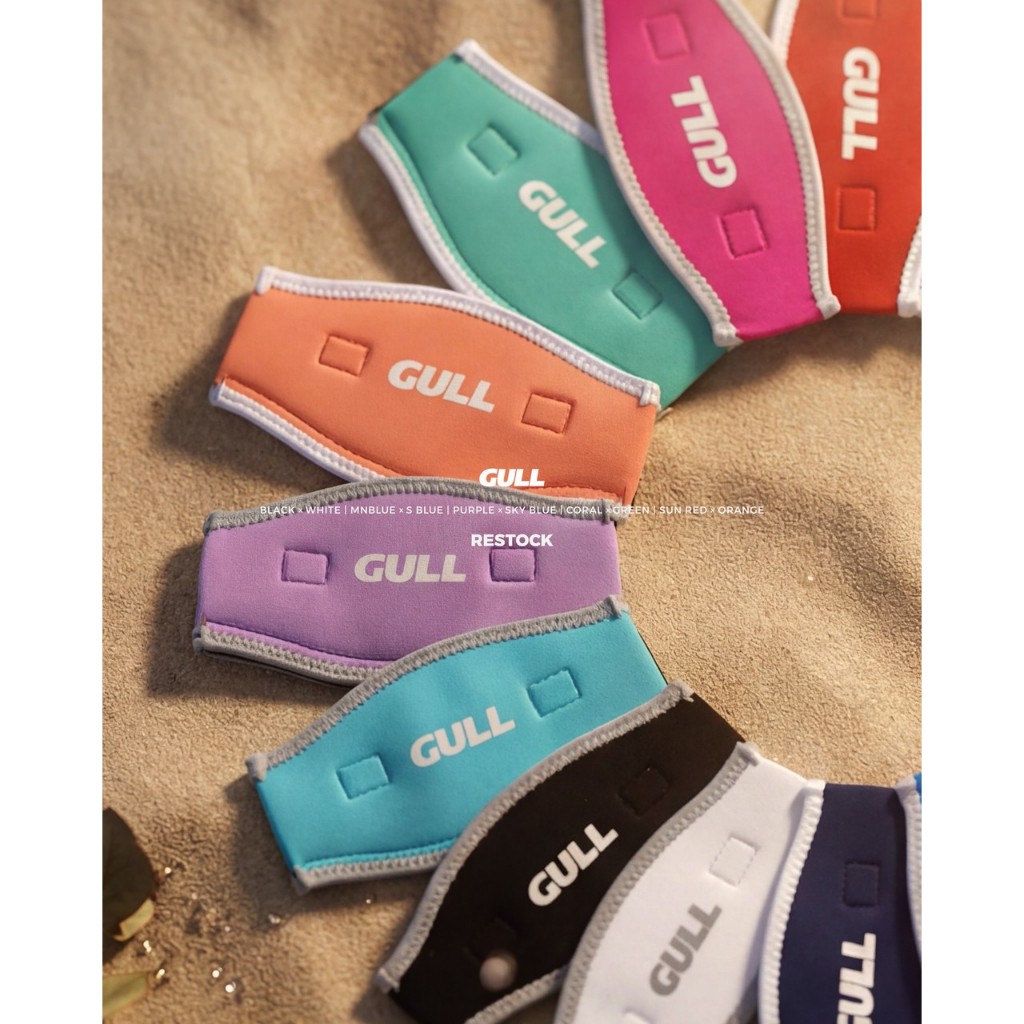 ✨GULL mask strap ใส่ได้ 2 ด้าน 2 สี ป้องกันผมติด mask strap
