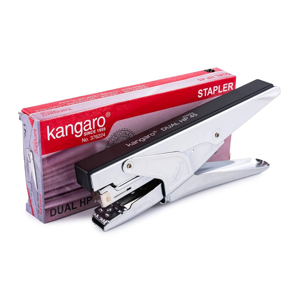 เครื่องเย็บกระดาษแบบคีม KANGARO HP-45 ใช้ลวดเย็บกระดาษเบอร์ 3(24/6), 35(26/6)