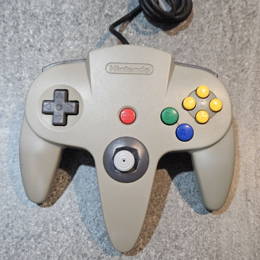 Nintendo 64 Controller - จอย Nintendo 64 สีเทา - N64