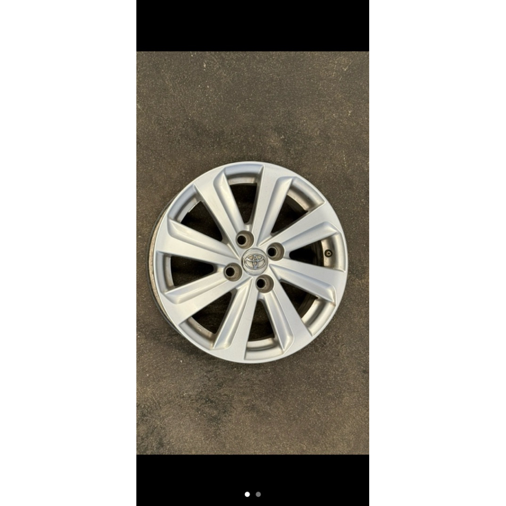 ล้อแม็ก Toyota vios/yaris ขอบ15 4รู100 ราคาต่อวง ซื้อแยกวงได้