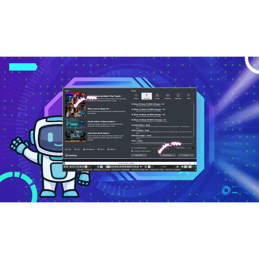Steinberg Cubase Pro  เวอร์ 1x.xx  สำหรับการทำเพลงระดับมาตรฐานโลก สำหรับเครื่องคอมพิวเตอร์ windows thumbnail 3