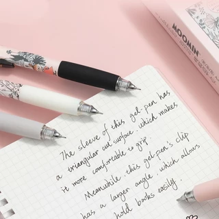 M&G Life x Moomin Gel Pen 0.5mm Black ปากกาลูกลื่นแบบกด เครื่องเขียนสำหรับโรงเรียนและสำนักงาน