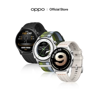 [ใหม่] OPPO Watch S | นาฬิกาสมาร์ทวอทช์ ดีไซน์บาง จอ AMOLED 1.46" สว่างพิเศษ กันน้ำกันฝุ่น เชื่อมต่อได้ทั้ง IOS, Android