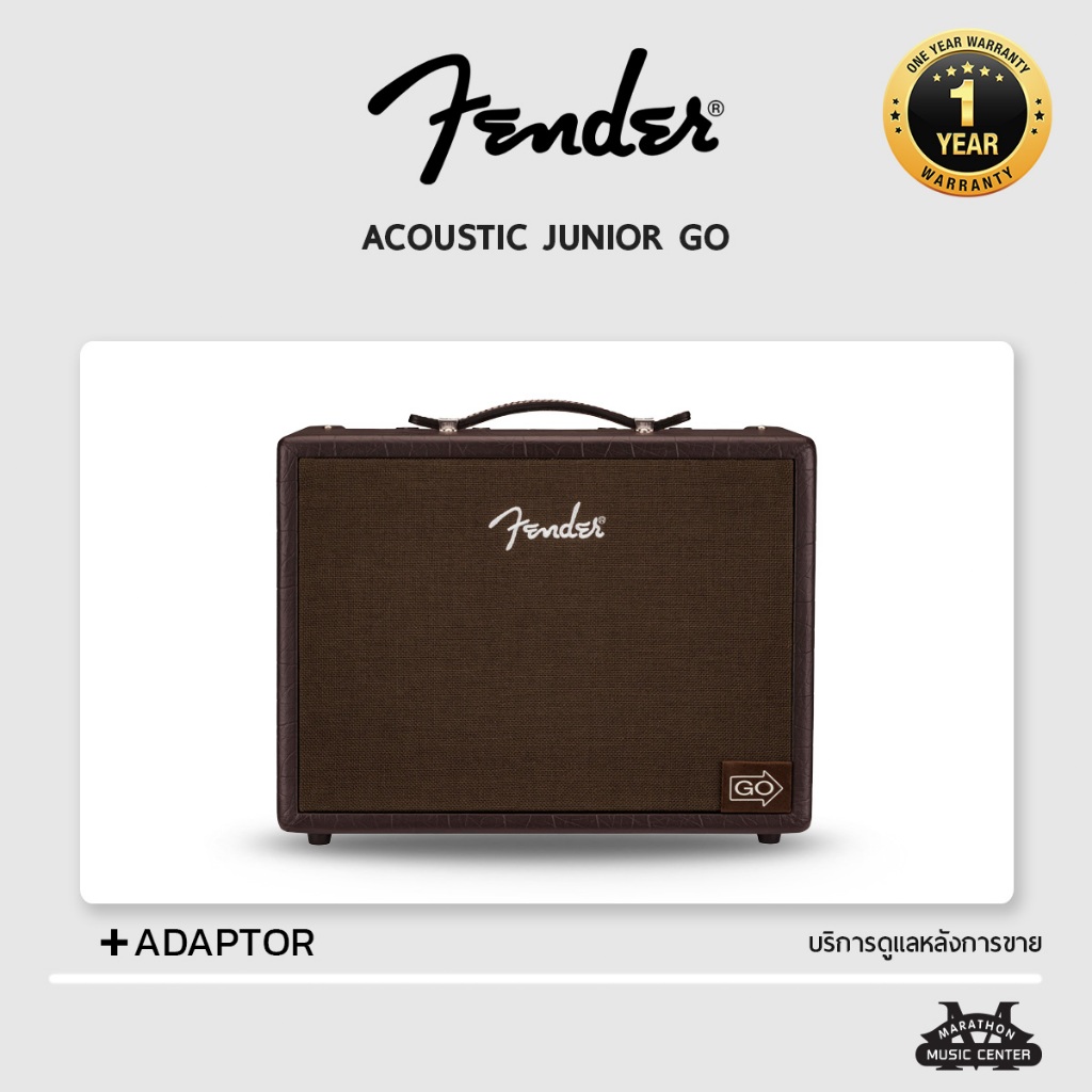 แอมป์กีตาร์โปร่งไฟฟ้า Fender Acoustic Junior GO มีแบตในตัว แอมป์100Watt Battery-Powered Acoustic Gui