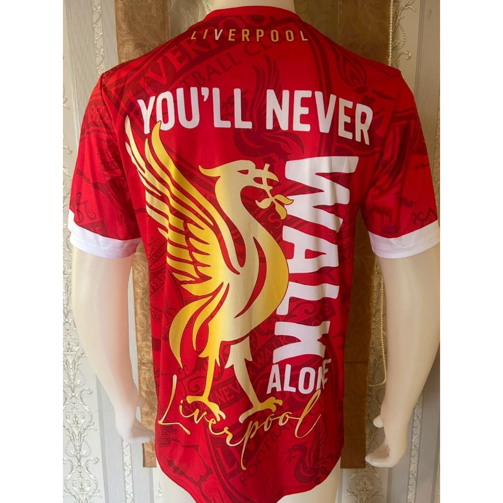 เสื้อกีฬาเสื้อแฟนบอล ใส่เชียร์บอลเท่ๆ  ผ้านุ่มใส่สบาย พิมพ์ลายทั้งตัว สีสวยพร้อมส่ง