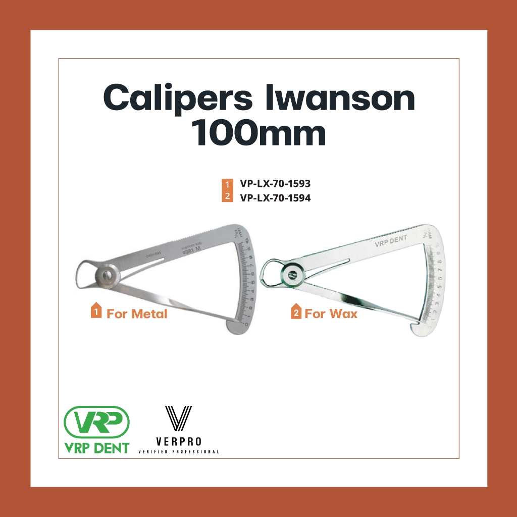 Calipers Iwanson 100mm คาลิปเปอร์ อุปกรณ์วัดความหนา VP-LX-70-159X