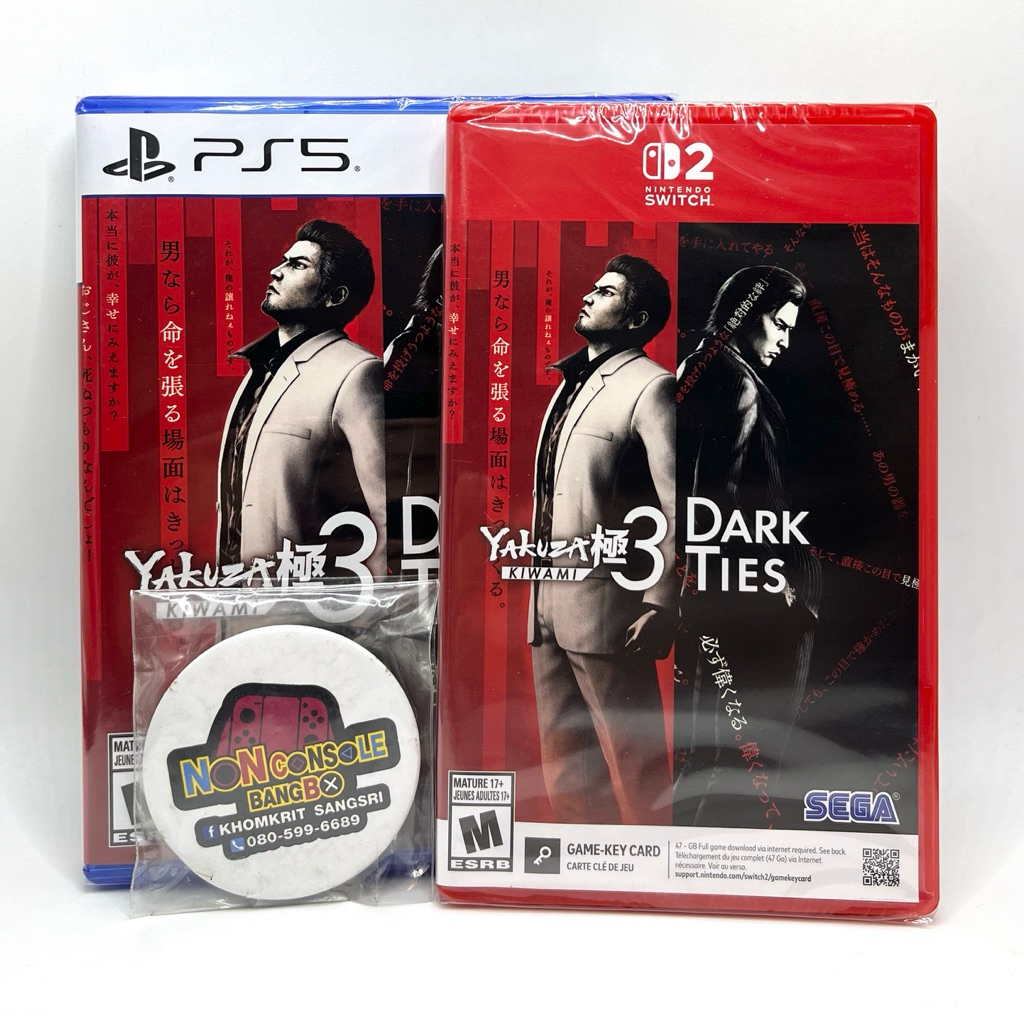 [พร้อมส่ง💥] Yakuza Kiwami 3 & Dark Ties (PS5/NS2)