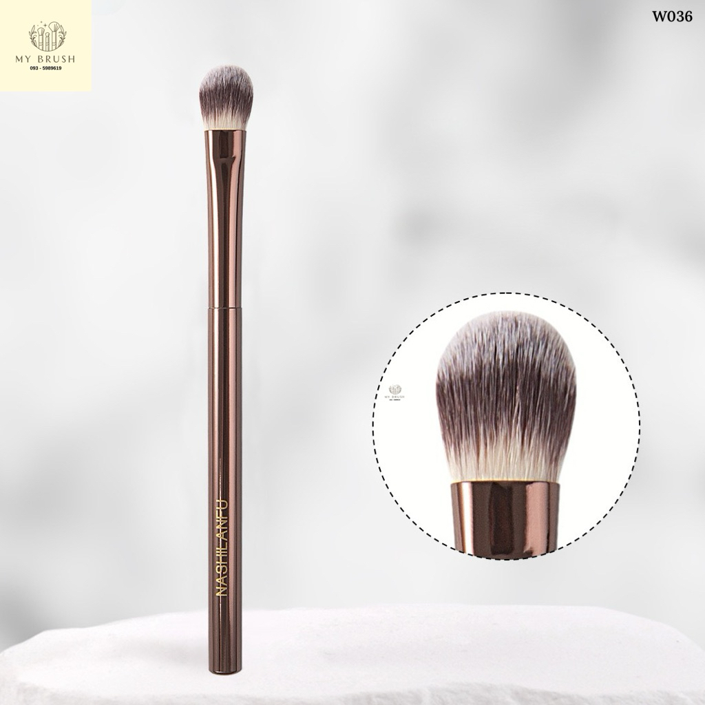Makeupbrush Eyeshadow brush แปรงอายแชโดว์ เบลนสีตา พร้อมส่งจากไทย รุ่น NASHILANFU W036 แท้