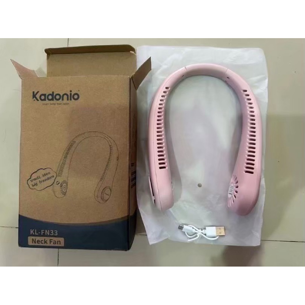 ✨มือ1 พัดลมคล้องคอแบบพกพา Kadonio