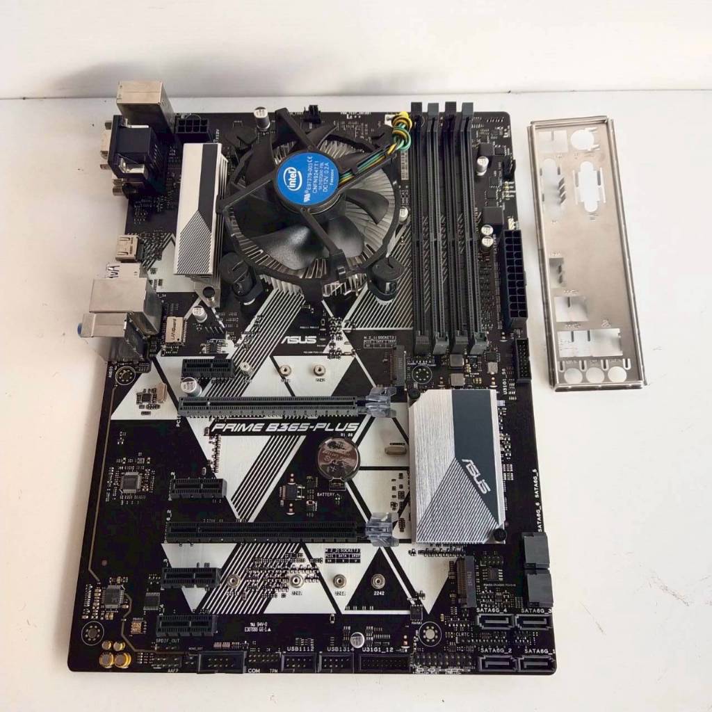 CPU  Core i5  9400F  2.90GHz  +  M/B  ASUS  PRIME  B365  PLUS  (1151)  ประกัน  2  เดือน